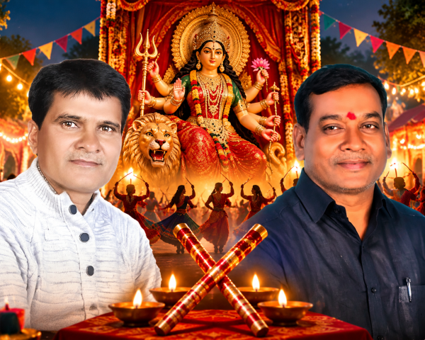 Pithora Durga Utsav : नवरात्रि को लेकर अंजलि विहार कॉलोनी में उत्साह, भव्य दुर्गा उत्सव और गरबा आयोजन की तैयारियां शुरू