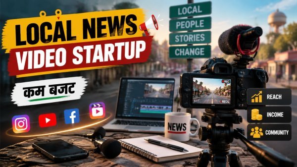 Local News Video Startup: कम बजट में शुरू करें अपना डिजिटल मीडिया ब्रांड, कमाई के कई रास्ते