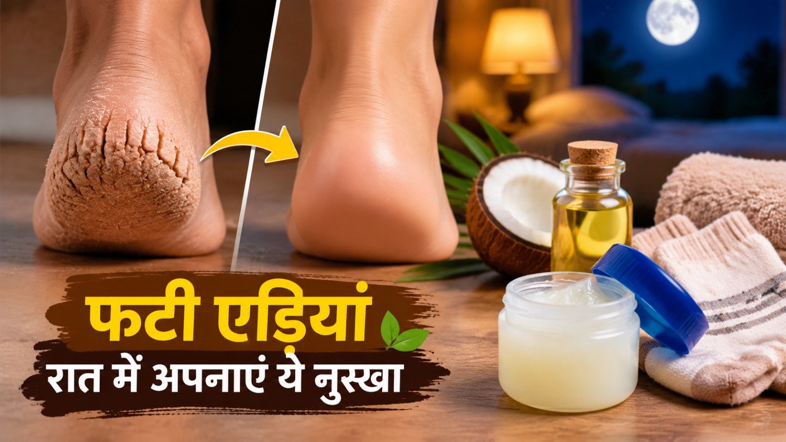 Cracked Heels Remedy: फटी एड़ियों से राहत के लिए रात में अपनाएं ये आसान घरेलू नुस्खा