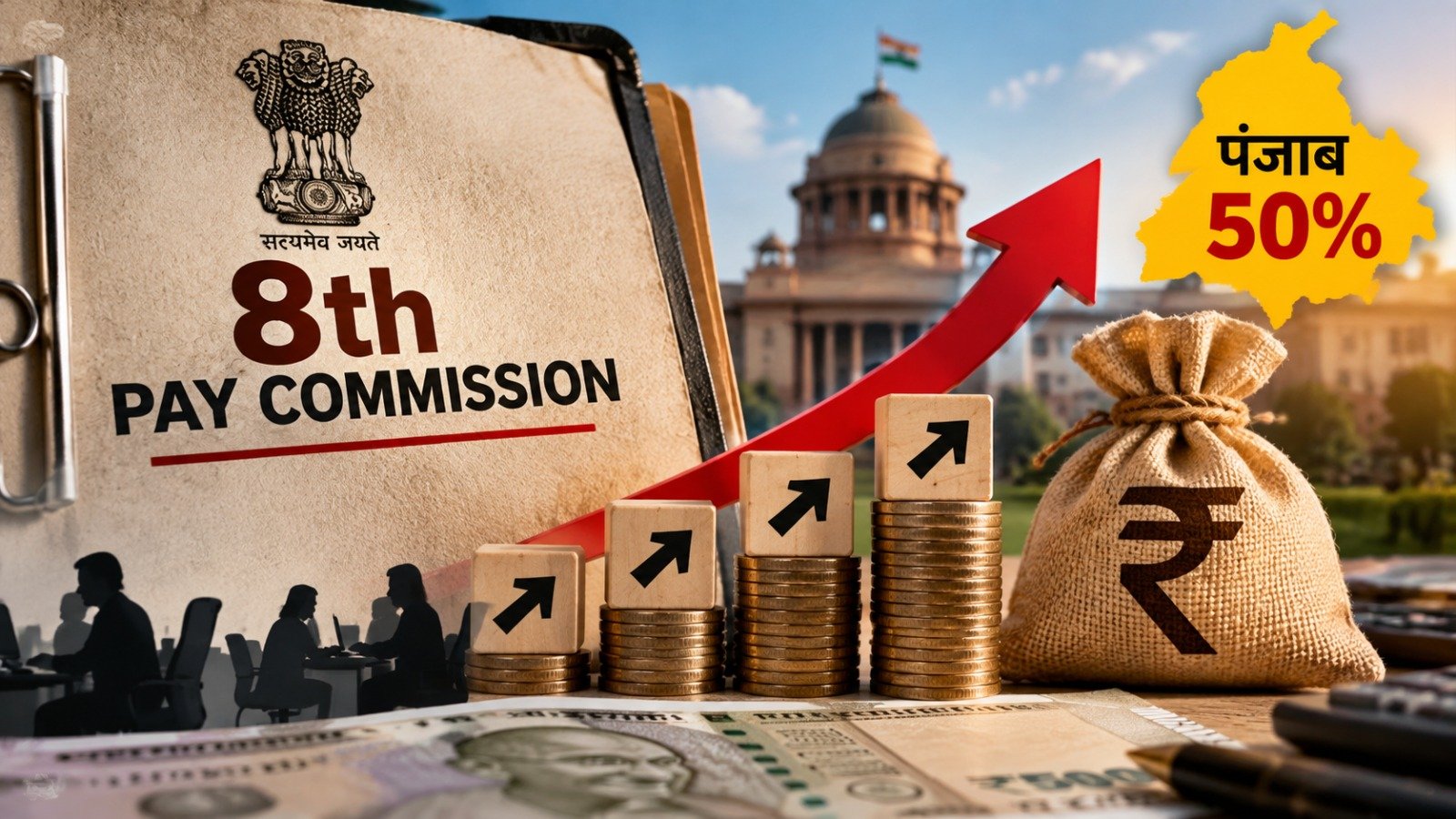 8th Pay Commission: 10 महीने का समय पूरा, फिटमेंट फैक्टर और DA-HRA पर फैसले का इंतजार