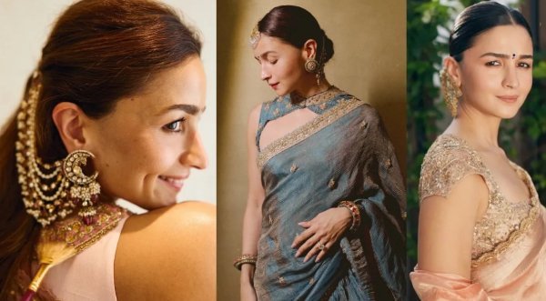 Alia Bhatt Earrings Style: फेस्टिव सीजन में पाएं रॉयल लुक, ट्राई करें एक्ट्रेस के हैवी चेन इयररिंग्स