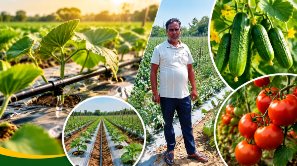 Chhattisgarh Agriculture: ड्रिप सिंचाई से बदली किसान की किस्मत, खीरे की खेती से कमाए 2.25 लाख रुपए