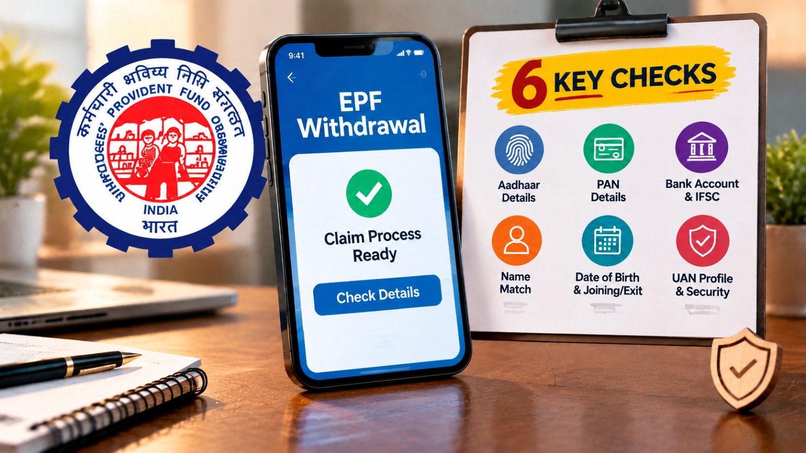 PF Withdrawal: EPF से पैसा निकालने से पहले जरूर चेक करें ये 6 जरूरी डिटेल, वरना अटक सकता है क्लेम