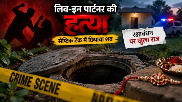 Korba Crime News: लिव-इन पार्टनर की हत्या कर सेप्टिक टैंक में छिपाया शव, रक्षाबंधन पर खुला राज