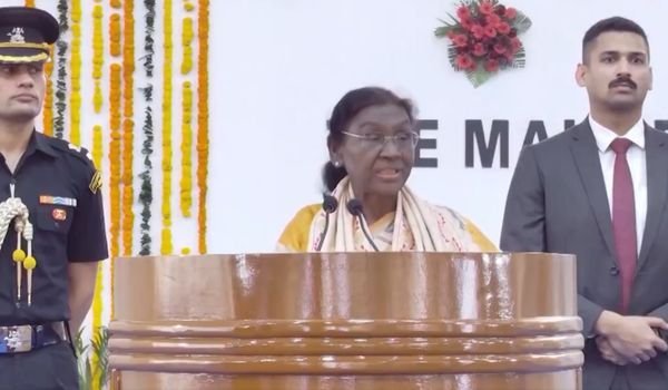 President Murmu expresses confidence in becoming a developed nation.(Image Source: akashvani)