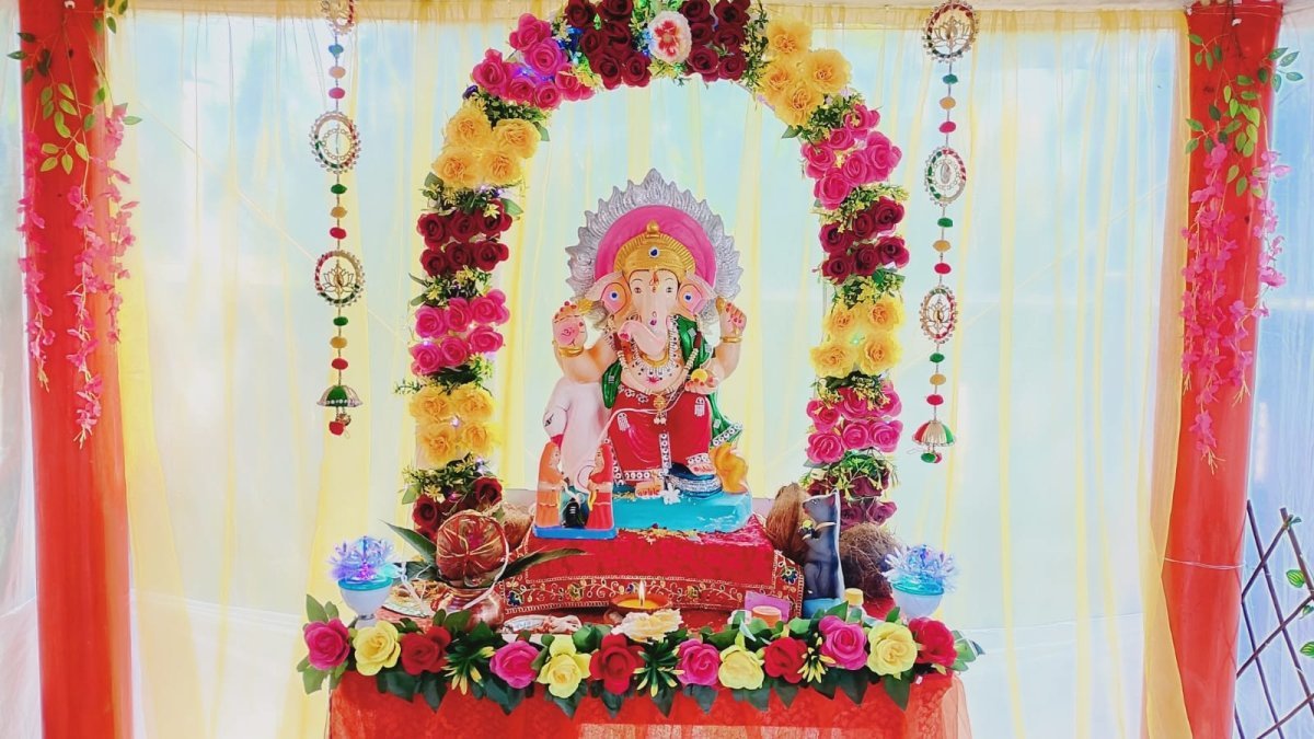 Ganesh Puja at Tumgaon Health Centre
