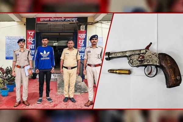 Desi Katta Case: शहर में हथियार लेकर घूम रहा युवक पकड़ा गया, पुलिस ने जब्त किया देसी कट्टा