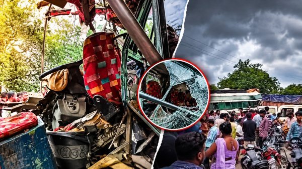 Raigarh Bus Accident: बस और ट्रक की आमने-सामने भिड़ंत, 20 से अधिक यात्री घायल