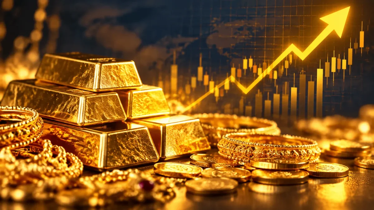 Gold price forecast and market trend (Image Source: AI Photo)