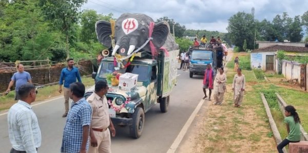 Ganesh Utsav Jashpur: जशपुर में आस्था और प्रकृति का संगम, हाथियों की याद में सजता है गणेश दरबार