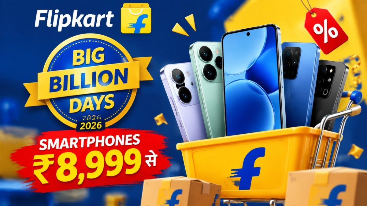 Flipkart Big Billion Days smartphone deals 2026(Image Source: AI Photo)