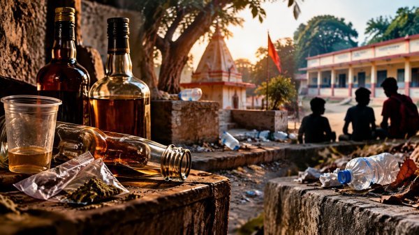 Illegal Liquor Sale: ग्राम सेवार में बढ़ा नशे का कारोबार, ग्रामीणों ने पुलिस से की सख्त कार्रवाई की मांग