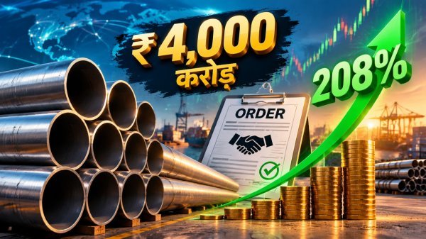 stock market update: वेल्सपन कॉर्प को मिला ₹4,000 करोड़ का बड़ा ऑर्डर, शेयर ने दिया 208% रिटर्न
