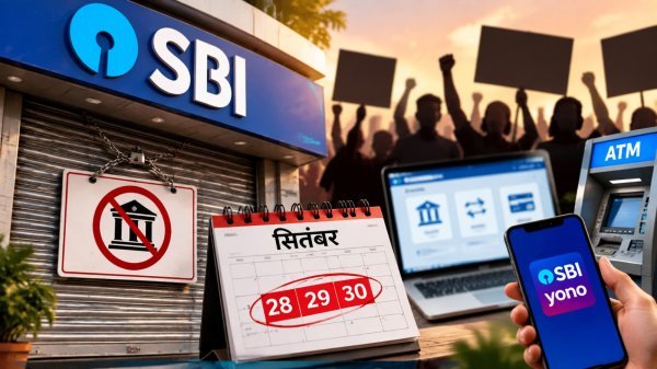 SBI and Bank Employees: बैंक हड़ताल से पहले एसबीआई ने जारी की एडवाइजरी, 28 से 30 सितंबर तक कामकाज प्रभावित होने की आशंका