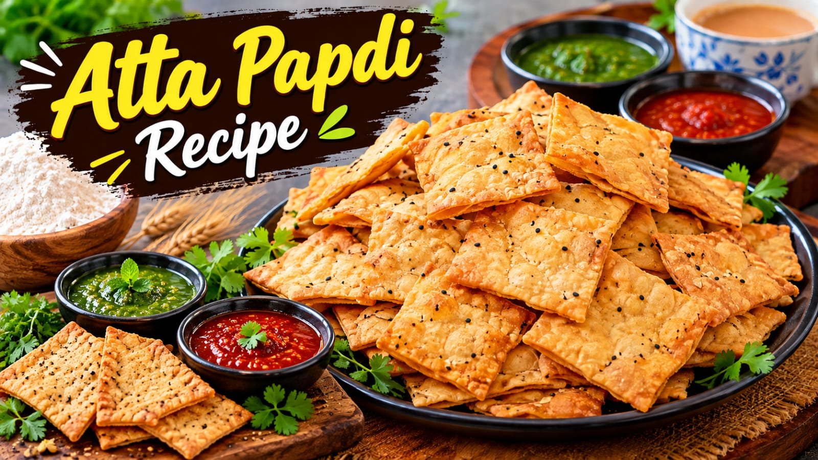 Atta Papdi Recipe: बिना मैदा आटे-और सूजी से बनाएं बाजार जैसी कुरकुरी पापड़ी, जानें आसान रेसिपी