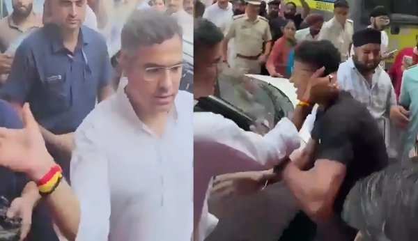 Parvesh Verma Viral Video: PWD मंत्री का  प्रवेश वर्मा युवक को थप्पड़ मारने वाला VIDEO वायरल