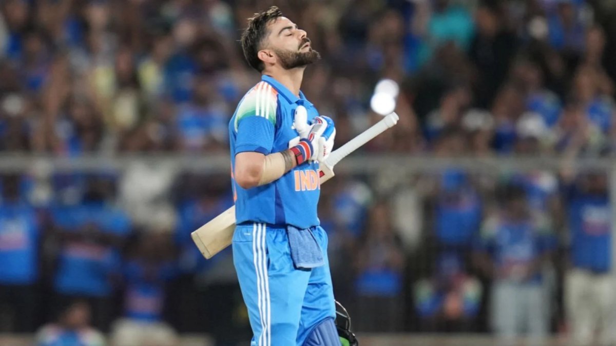 Virat Kohli ODI record celebration(Image Source: Social Media)