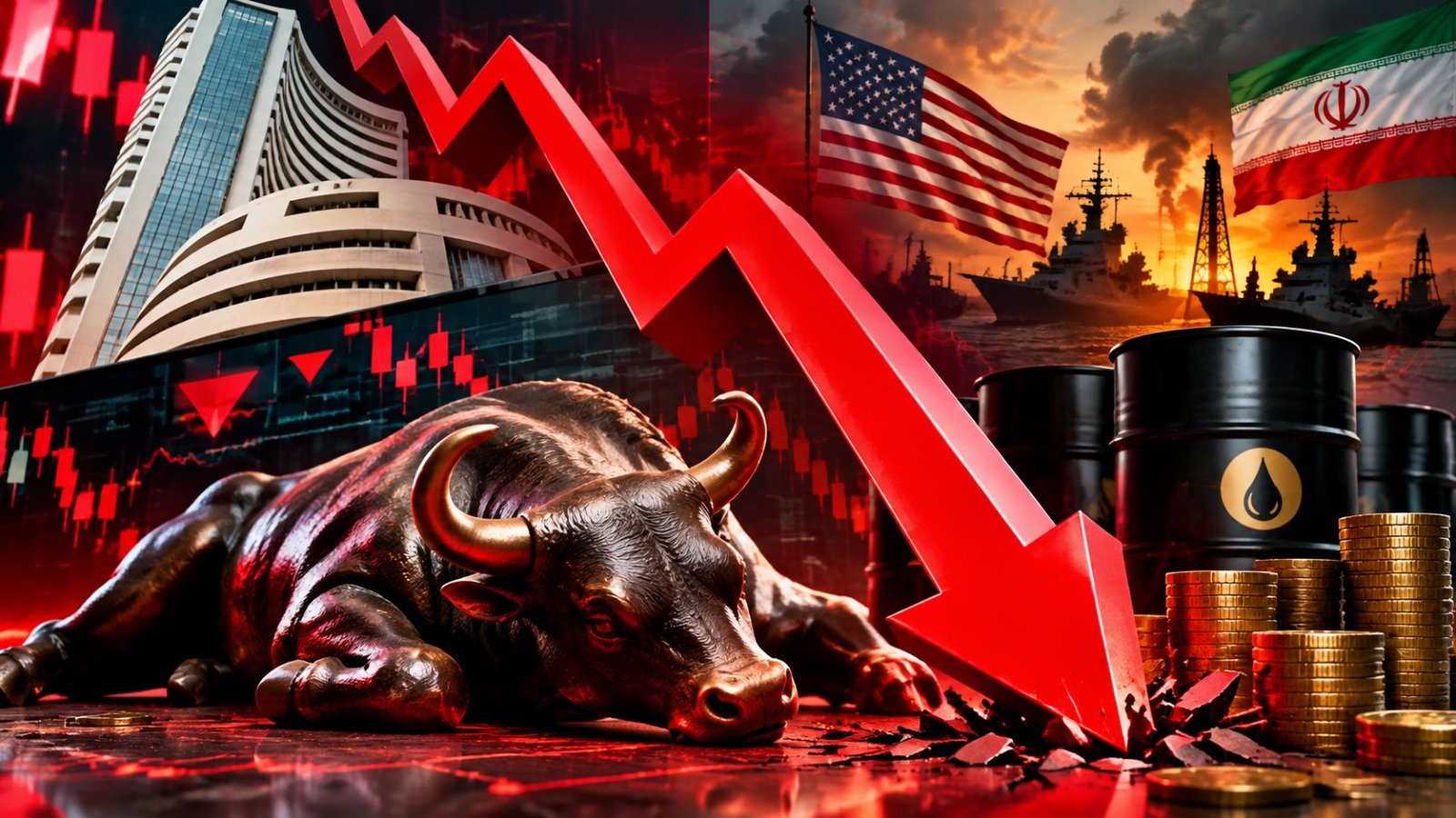 Stock Market Crash: हफ्ते की शुरुआत में ही दलाल स्ट्रीट पर हाहाकार, शुरुआती कारोबार में डूबे निवेशकों के 6 लाख करोड़ रुपए
