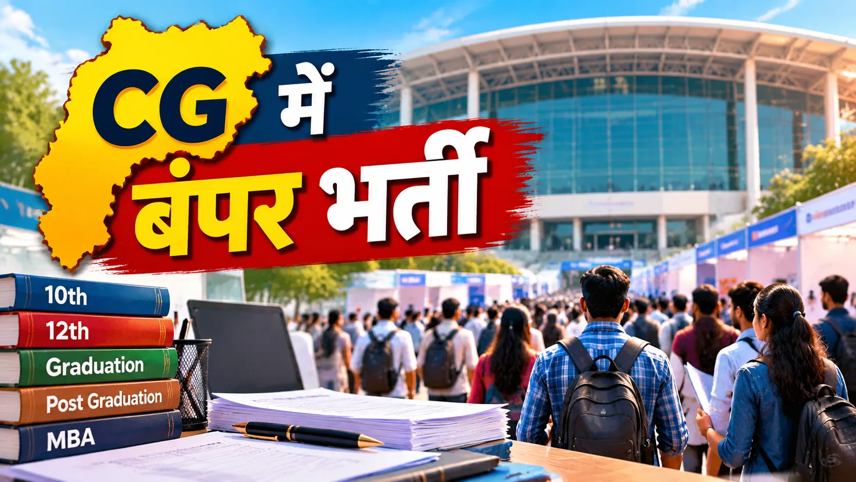 CG Naukri: रायपुर में लगेगा राज्य स्तरीय रोजगार मेला, 8,720 पदों पर भर्ती का मौका