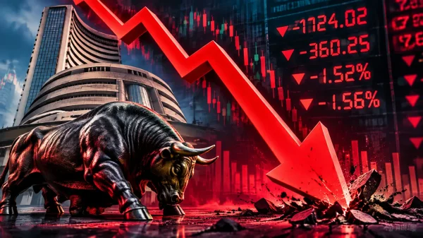 Share Market Crash: निवेशकों के डूबे 8 लाख करोड़ रुपए, सेंसेक्स 1100 अंक से ज्यादा टूटा