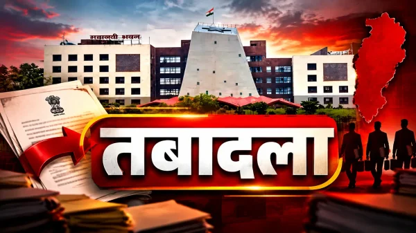 CG Transfer List : 125 राज्य प्रशासनिक सेवा अधिकारियों का तबादला