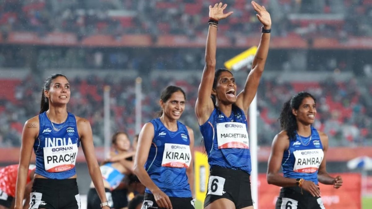 India women relay team gold medal(Image Source: Social Media)