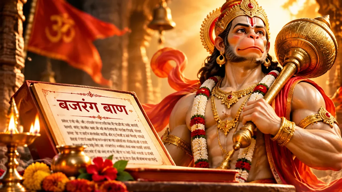 Bajrang Baan Prayer ( Image Source - AI Generated )