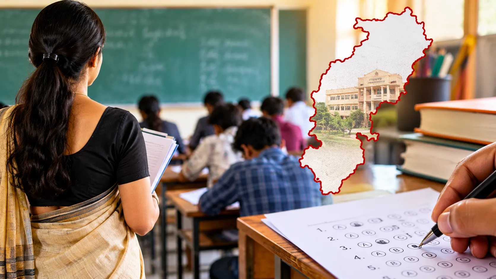 CG Teacher Exam: 6,812 पदों के लिए परीक्षा की तारीखें घोषित, अक्टूबर से शुरू होगा एग्जाम