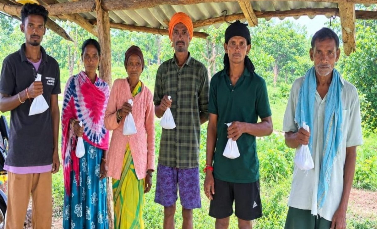 Tasar silk farmers in Bijapur, Chhattisgarh(Image Source: AI dpr)