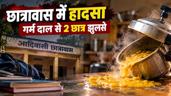 Hostel Accident: छात्रावास में गर्म दाल से झुलसे दो बच्चे, परिजनों ने लगाए गंभीर आरोप