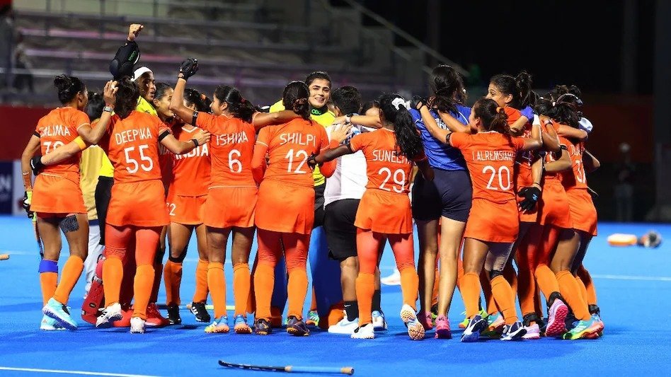Indian womens hockey team wins Asian Games gold(Image Source: Social Media)