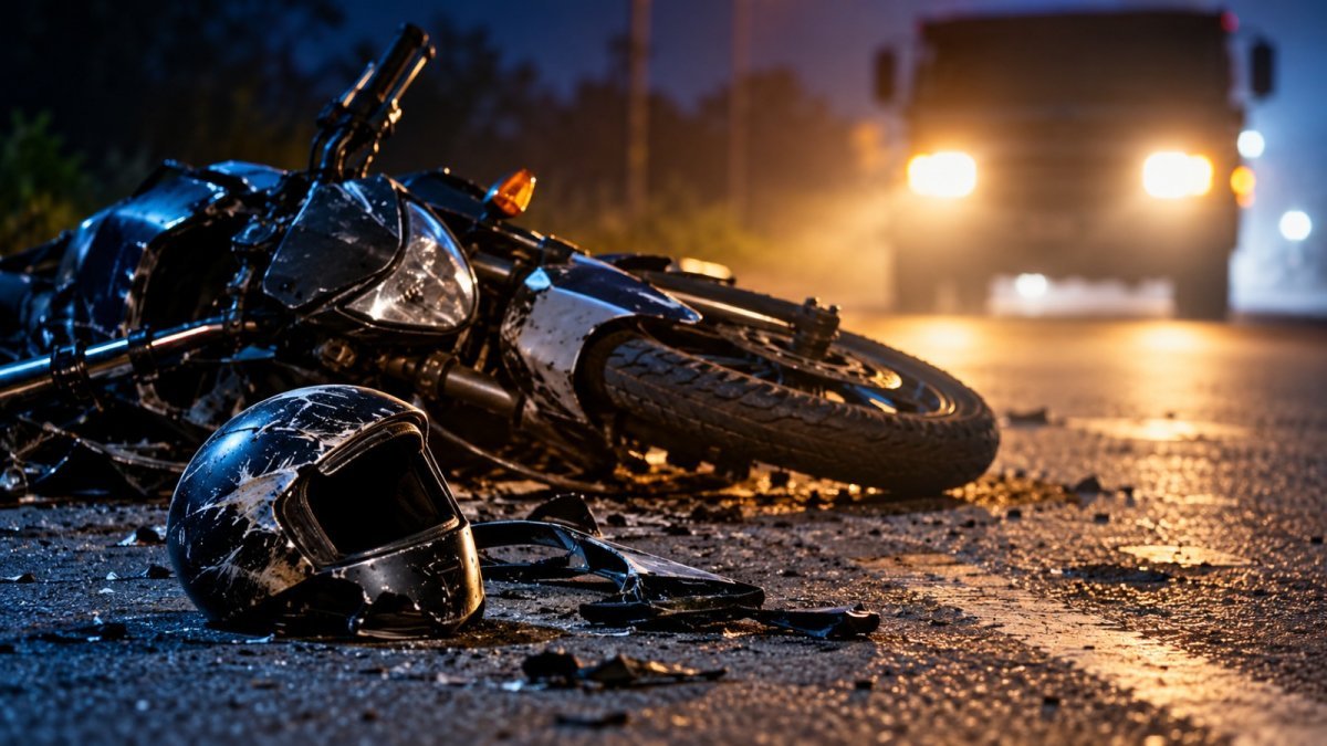 A Youngster died in a road accident (Image Source: AI Photo)