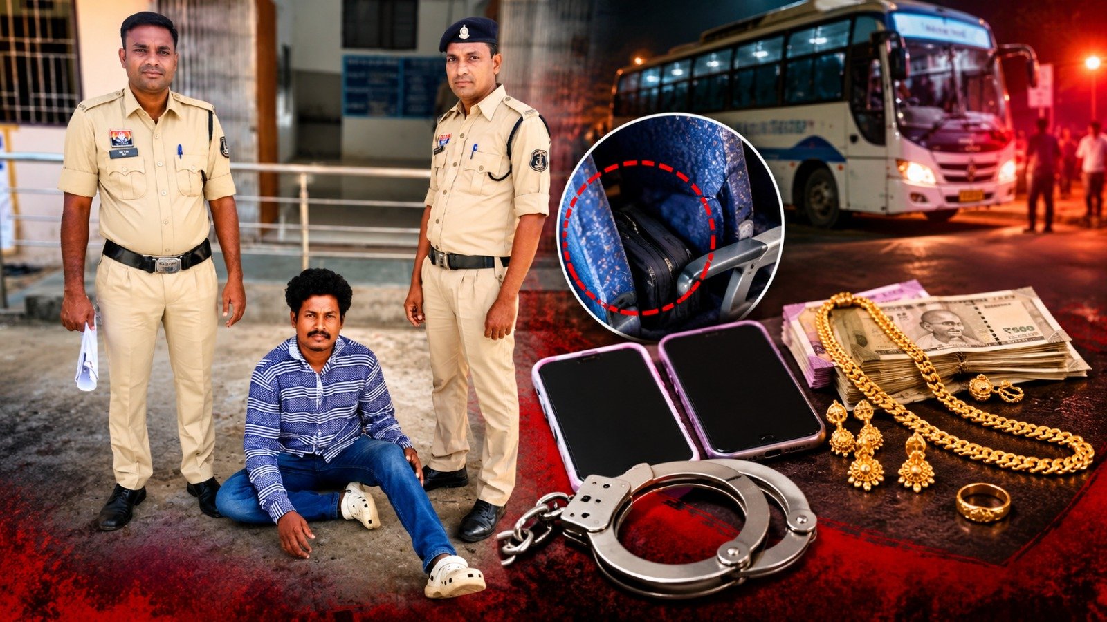 Mahasamund News: बस में 2.75 लाख की चोरी का खुलासा, CDR से अंतरजिला आरोपी गिरफ्तार