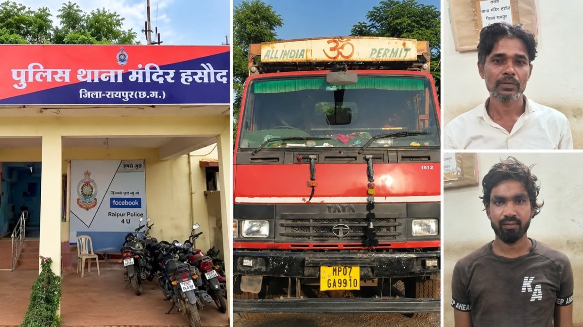 Cattle transportation case in Raipur(Image Source: Keertiman Media)