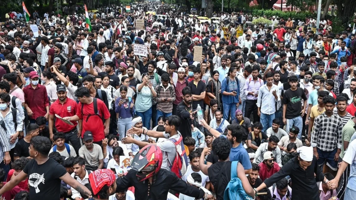 Women journalists protest at Jantar Mantar in Delhi