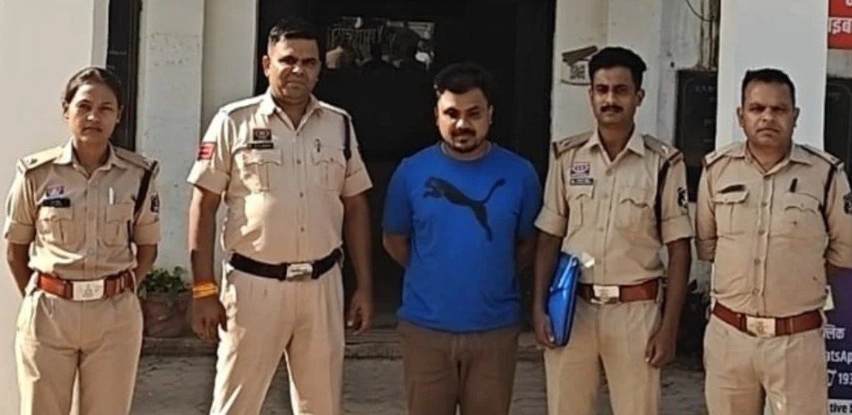 Bilaspur husband arrested for assaulting wife (Image Source: Keertiman Media)