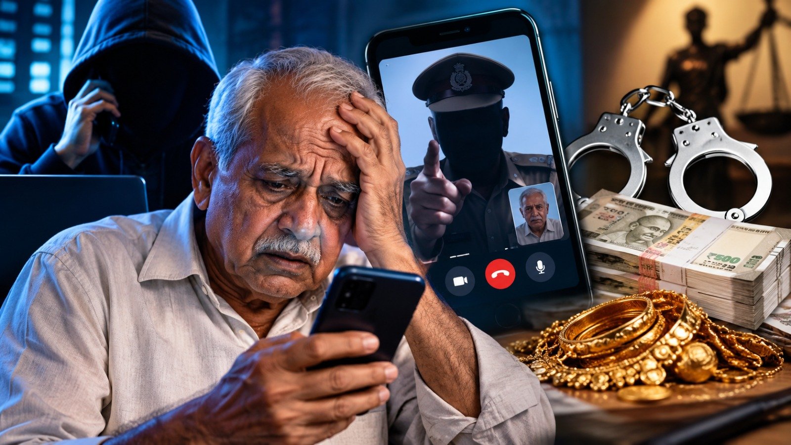 Digital Arrest Scam: बुजुर्ग किराना व्यापारी से 8.5 लाख की ठगी, सीबीआई व आईपीएस अफसर बनकर डेढ़ महीने तक रखा बंधक