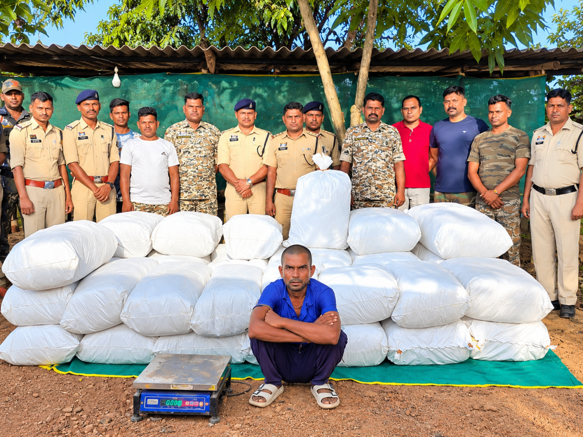 632 kg of cannabis seized in Jashpur(image source social media )