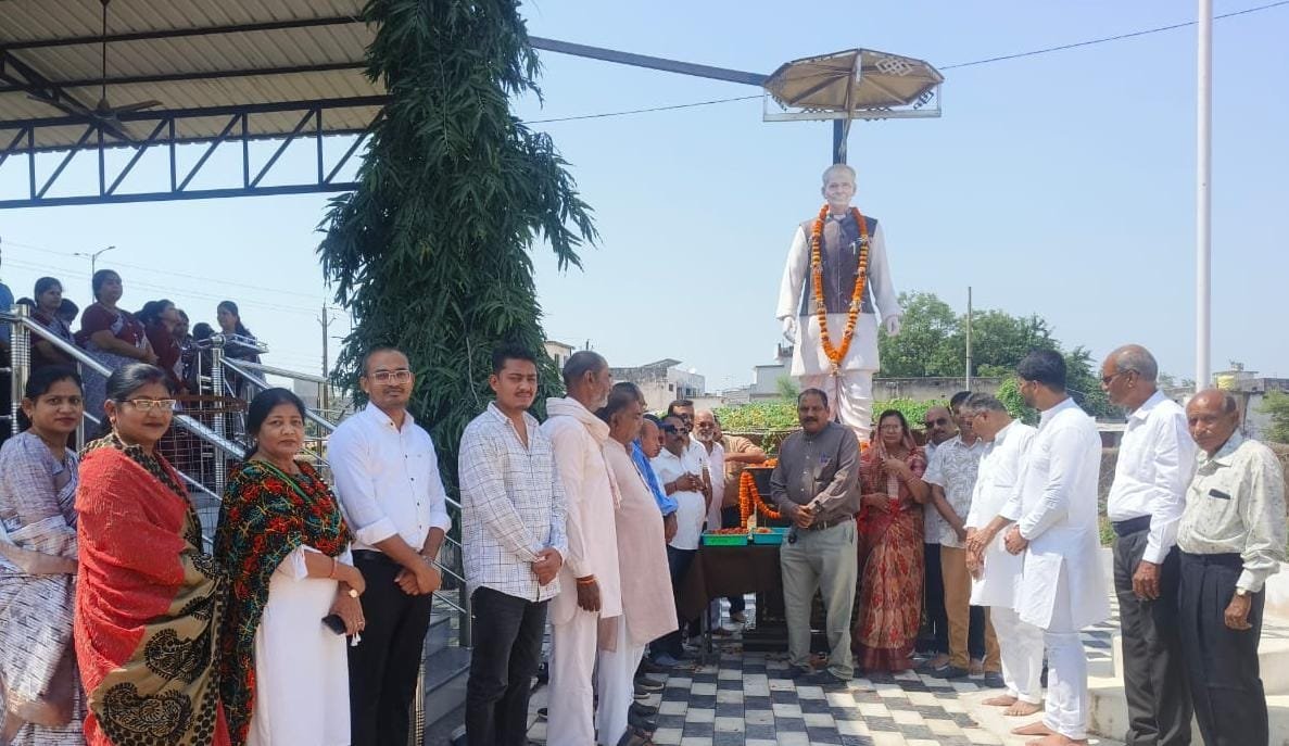 Purushottam Kaushik tribute meeting in Mahasamund(image source-Keertiman Media)