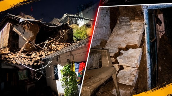 Jabalpur building collapse: 100 साल पुरानी इमारत का छज्जा गिरा, दीवार तोड़कर बचाई गई 10 से ज्यादा लोगों की जान