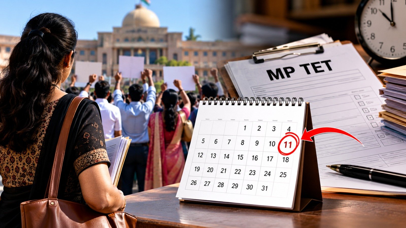 MP TET Exam: शिक्षकों के विरोध के बीच तीसरी बार बढ़ी MP TET की अंतिम तिथि, जानिए क्या है पूरा विवाद
