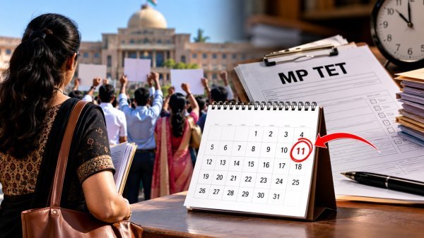 MP TET Exam: शिक्षकों के विरोध के बीच तीसरी बार बढ़ी MP TET की अंतिम तिथि, जानिए क्या है पूरा विवाद