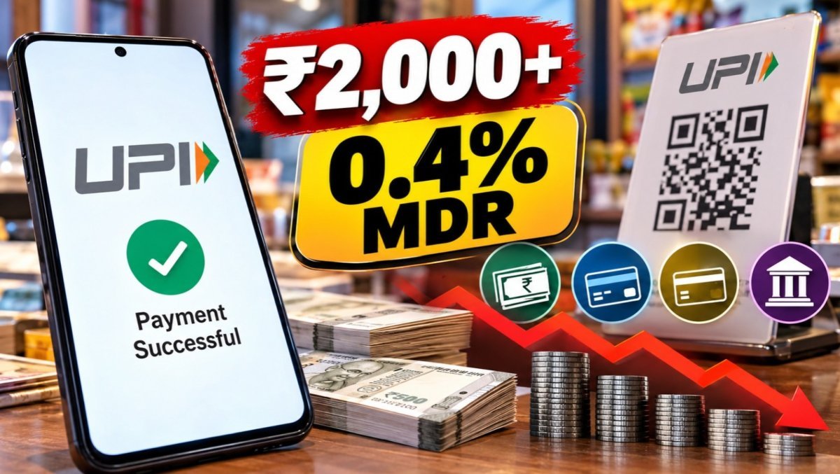 0.4% MDR charge on UPI payments (Image Source: AI Photo)