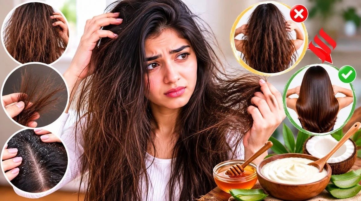 Korean DIY hair mask for silky and shiny hair ( Image Source - Social Media )