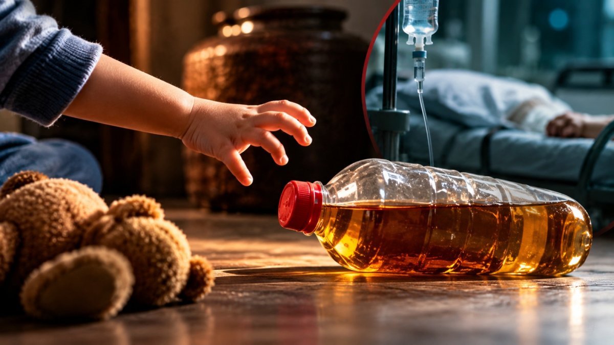 Innocent child dies after consuming Mahua liquor(Image Source: AI Photo)