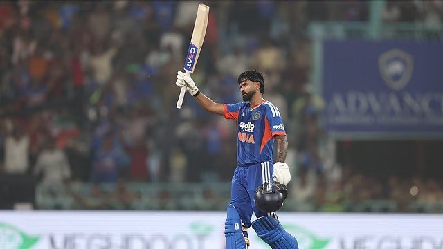 Shreyas Iyer century in T20(Image Source: Social Media)
