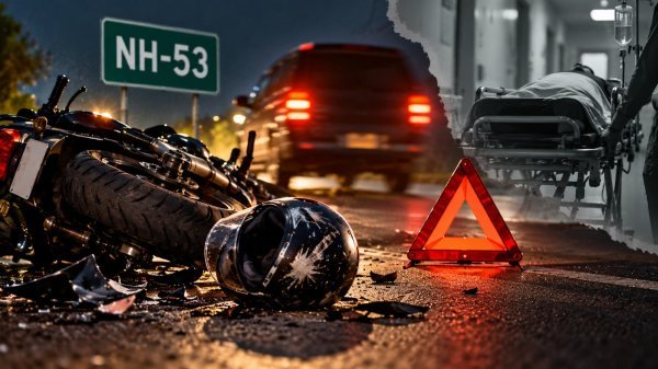 NH-53 Accident: दो अलग-अलग सड़क हादसों में दो लोगों की मौत