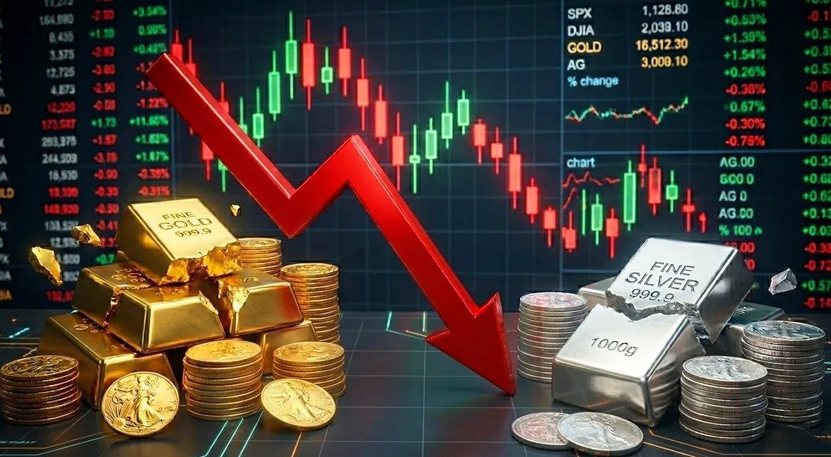 Drop in gold and silver prices (Image Source: Social Media)