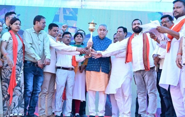 Seva Sankalp Abhiyan: GPM में सेवा ज्योति यात्रा’ का आयोजन, 2047 तक विकसित भारत का लिया संकल्प