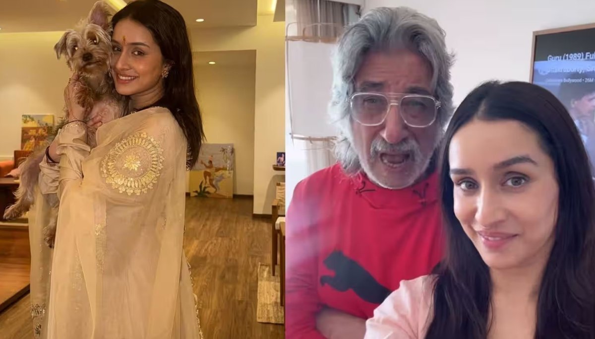 Shraddha Kapoor and Shakti Kapoor(Image Source: social media)